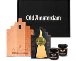 Old Amsterdam Treat Box - Kaaspakket - Borrelpakket - Cadeau Vader - Cadeau Papa - Borrelbox - Borrelhapjes - Kaas Cadeau