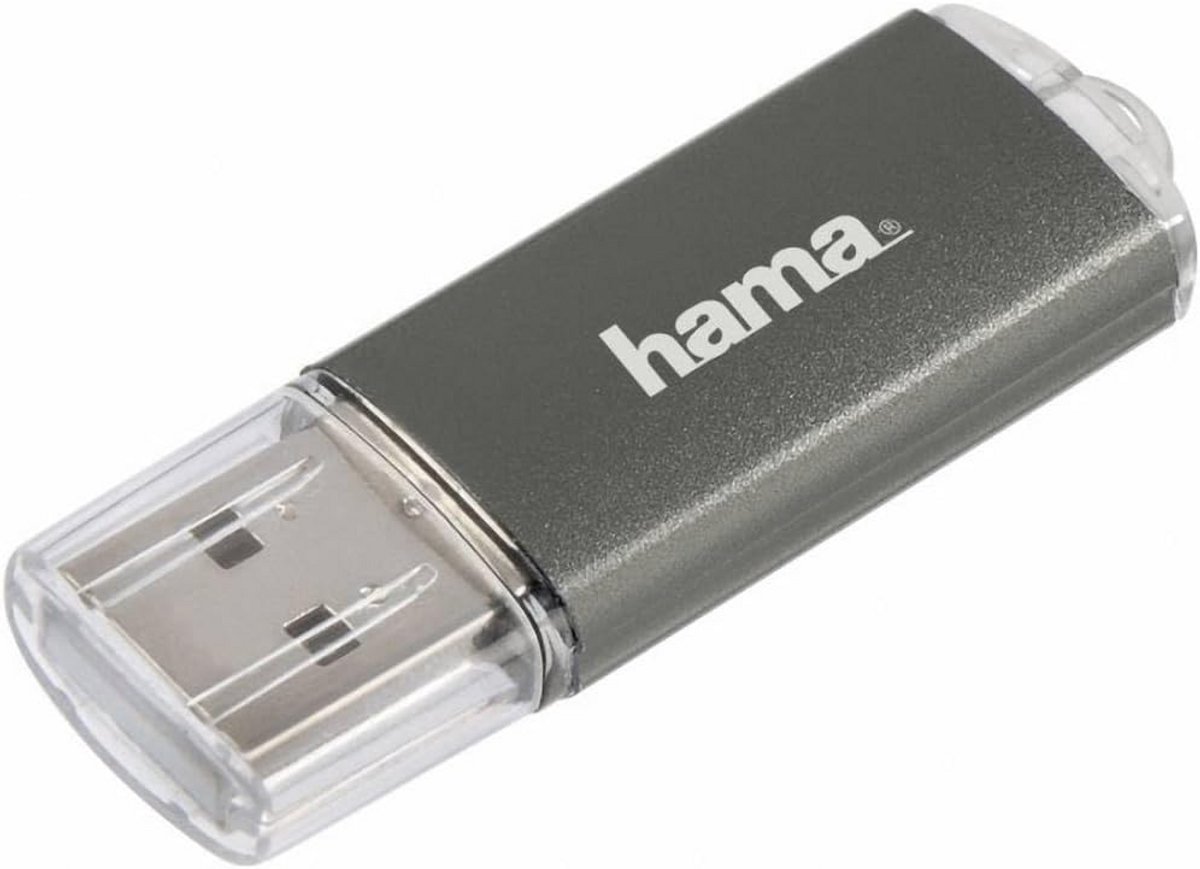 16 GB USB-stick met USB 2.0 en bevestigingsring voor sleutelring