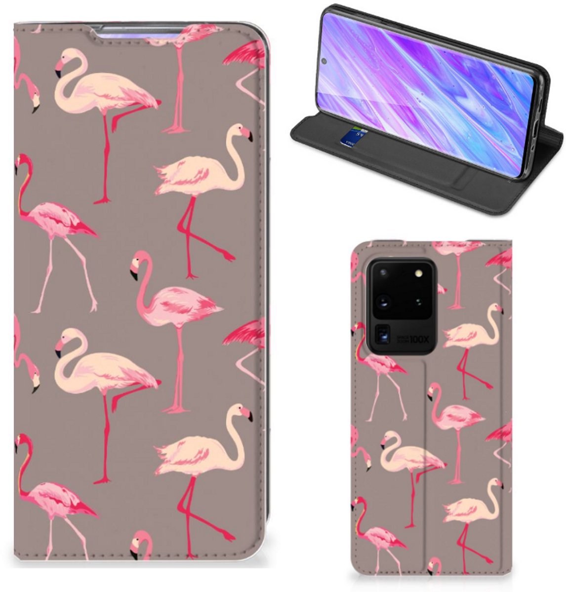 Samsung Galaxy S20 Ultra Hoesje maken Flamingo