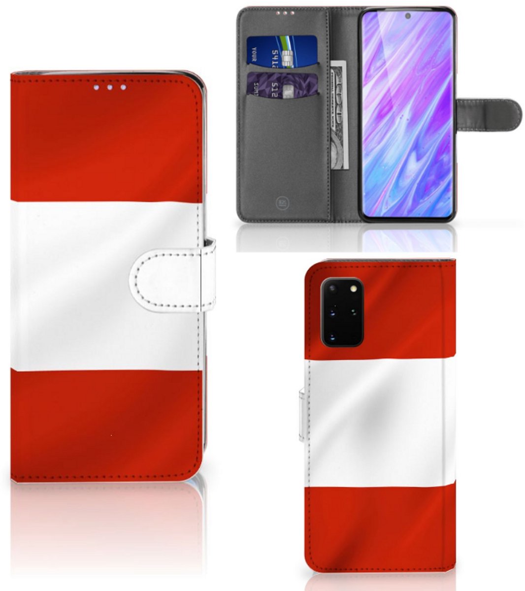 Samsung Galaxy S20 Plus Bookstyle Case Oostenrijk