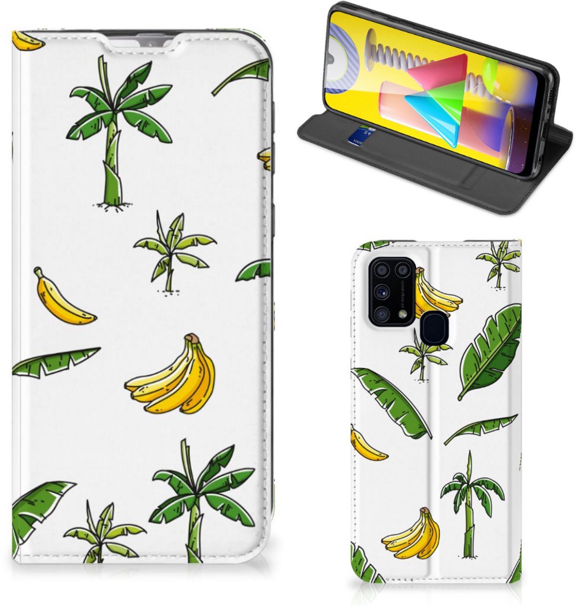 Samsung Galaxy M31 Smart Cover Banana Tree