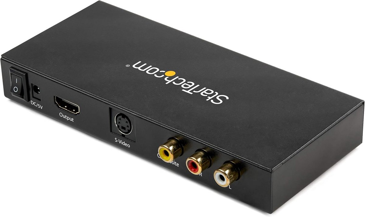 S-Video of Composite naar HDMI Converter met Audio - 720p - NTSC & PAL