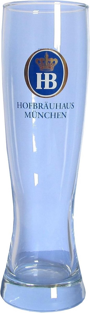 Weißbierglas 0,5 Liter - Handgemaakt Bierpul uit Westerwald, Duitsland