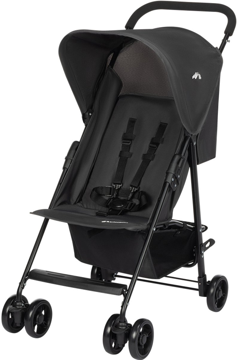 Bebeconfort Snow - Buggy - 0-3 jaar (0-15 kg) - de lichtgewicht en compact inklapbare buggy, met vlakke ligstand - Mineral Graphite