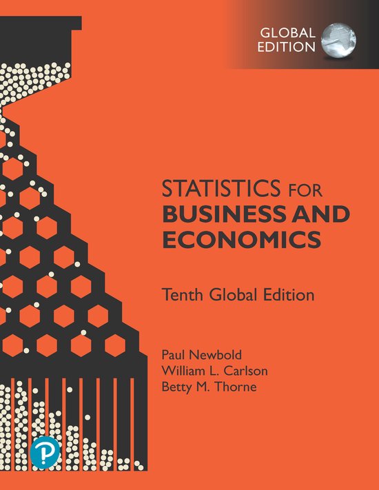 Statistics for Business and Economics, Global Edition - cover
