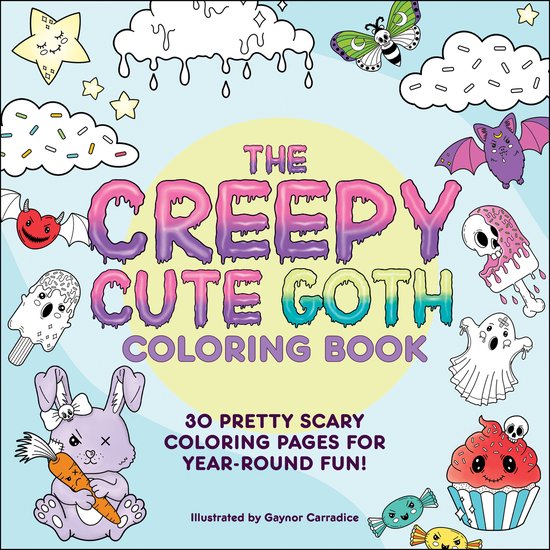 Creepy Cute Gift Series-The Creepy Cute Goth Coloring Book - cover