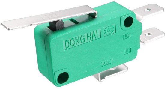 10 Stuks Micro-eindschakelaar Met Rolhendel – SPDT, 5A 250V, Voor Deur, Raam, Alarm En Modelbouw