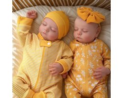 Reborn Baby Pop - Silicone met Haar - Levensechte Babypoppen - Rollenspel