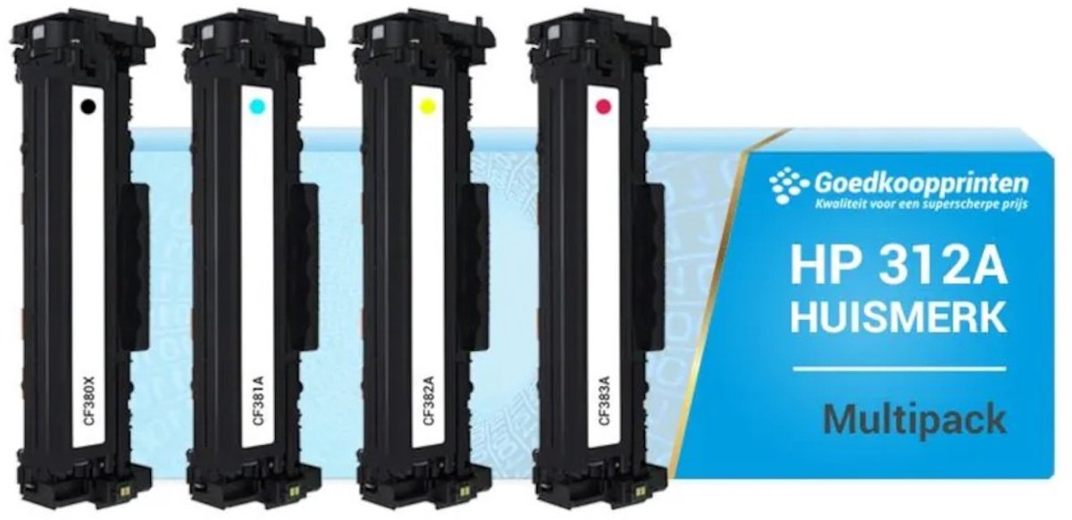 Huismerk voor HP 312A toner Multipack / HP 312X toner set