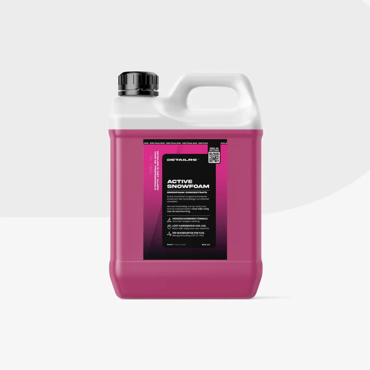 Detailrs Active Snowfoam Jerry can - Autoshampoo - Pre Wash - Auto wassen - Voor Auto & Motor - 2,5L