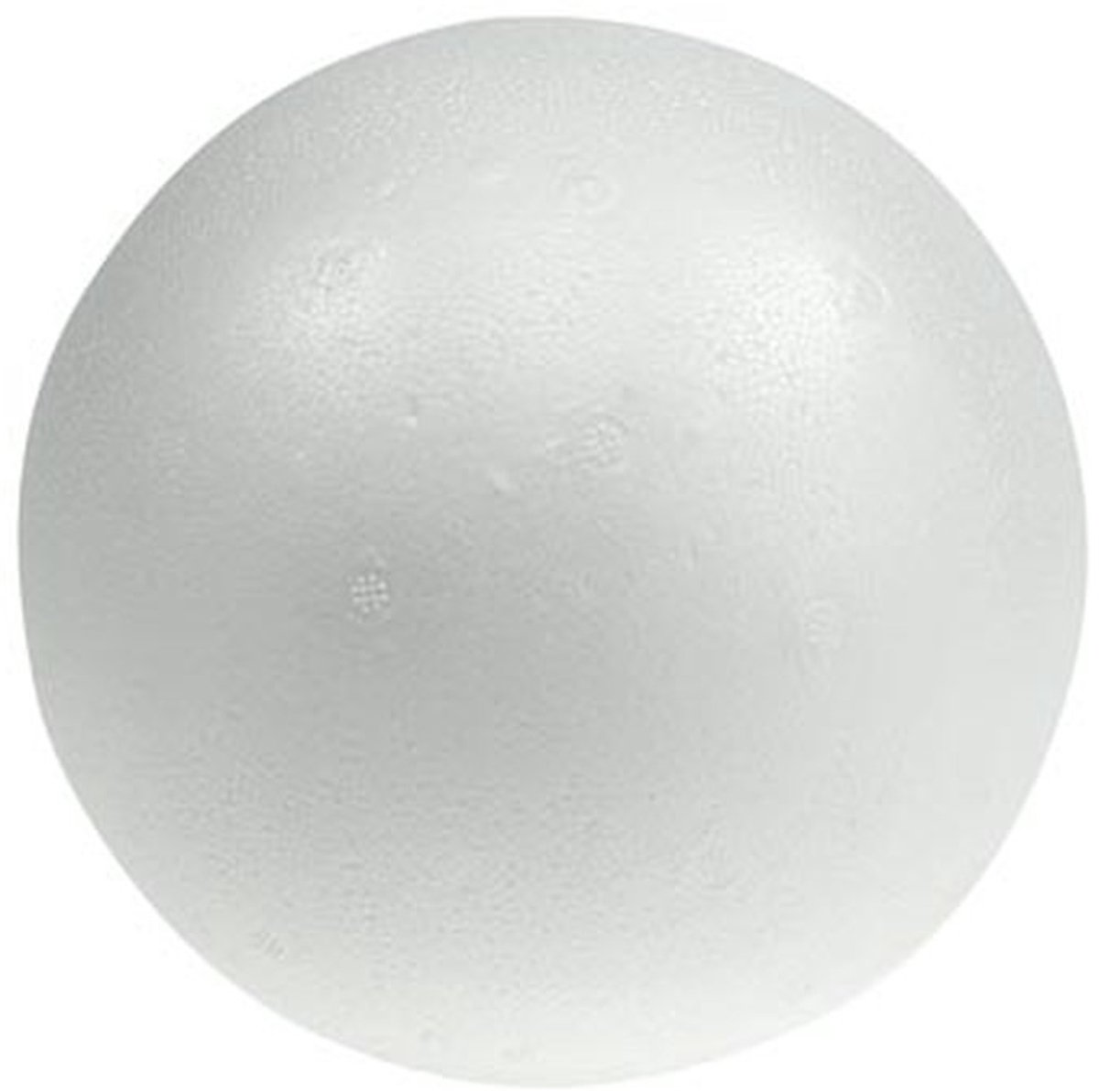 Piepschuimbal Ø20cm wit 2 st, 2 Stück
