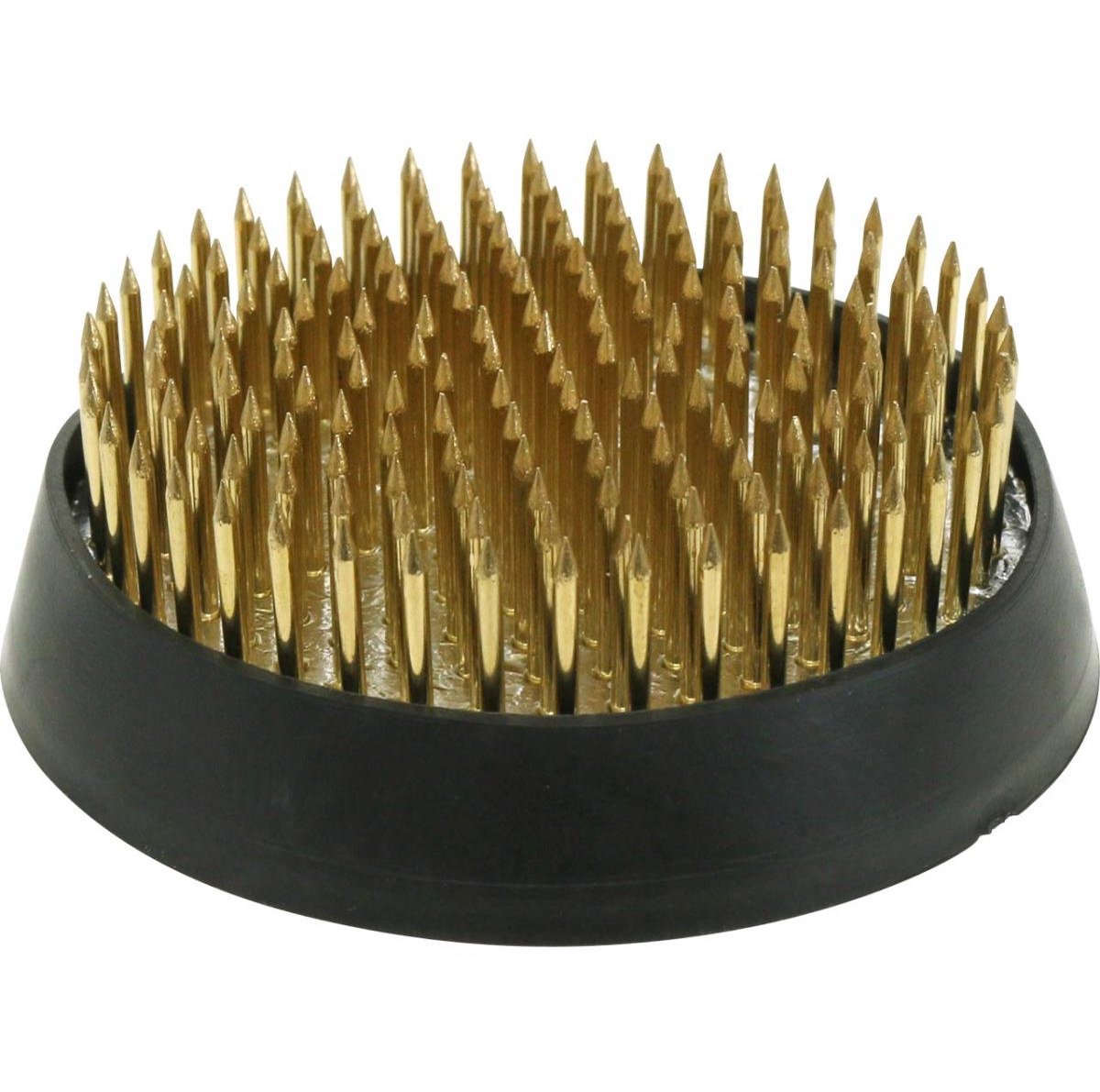 Insteekegel Kenzan ronde bloemegel zilver messing Ø60mm