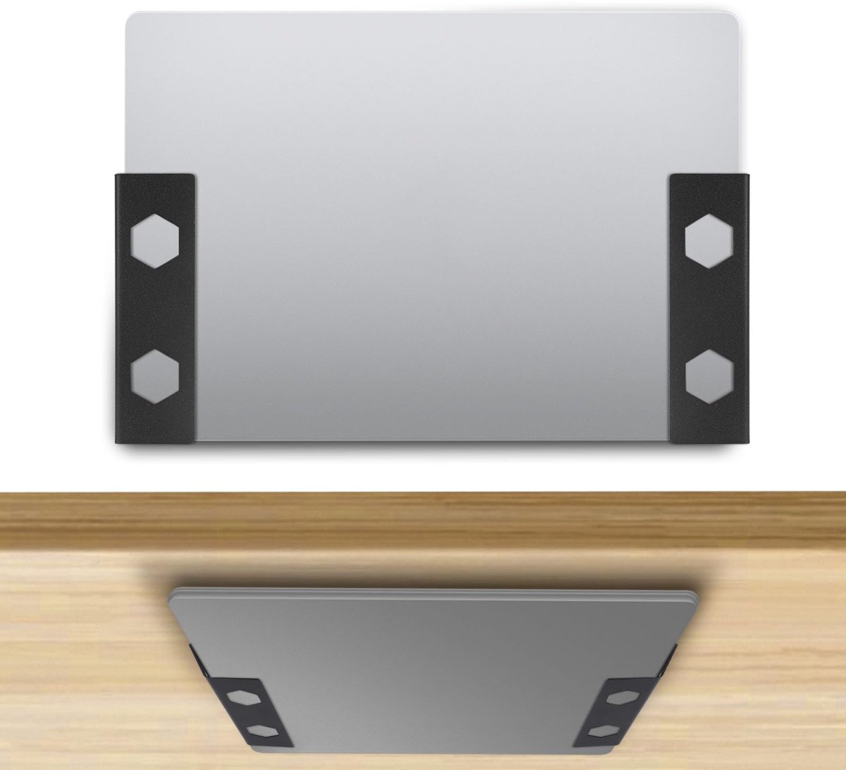Laptophouder Onder Bureau - Wandbevestiging - Stabiele Constructie