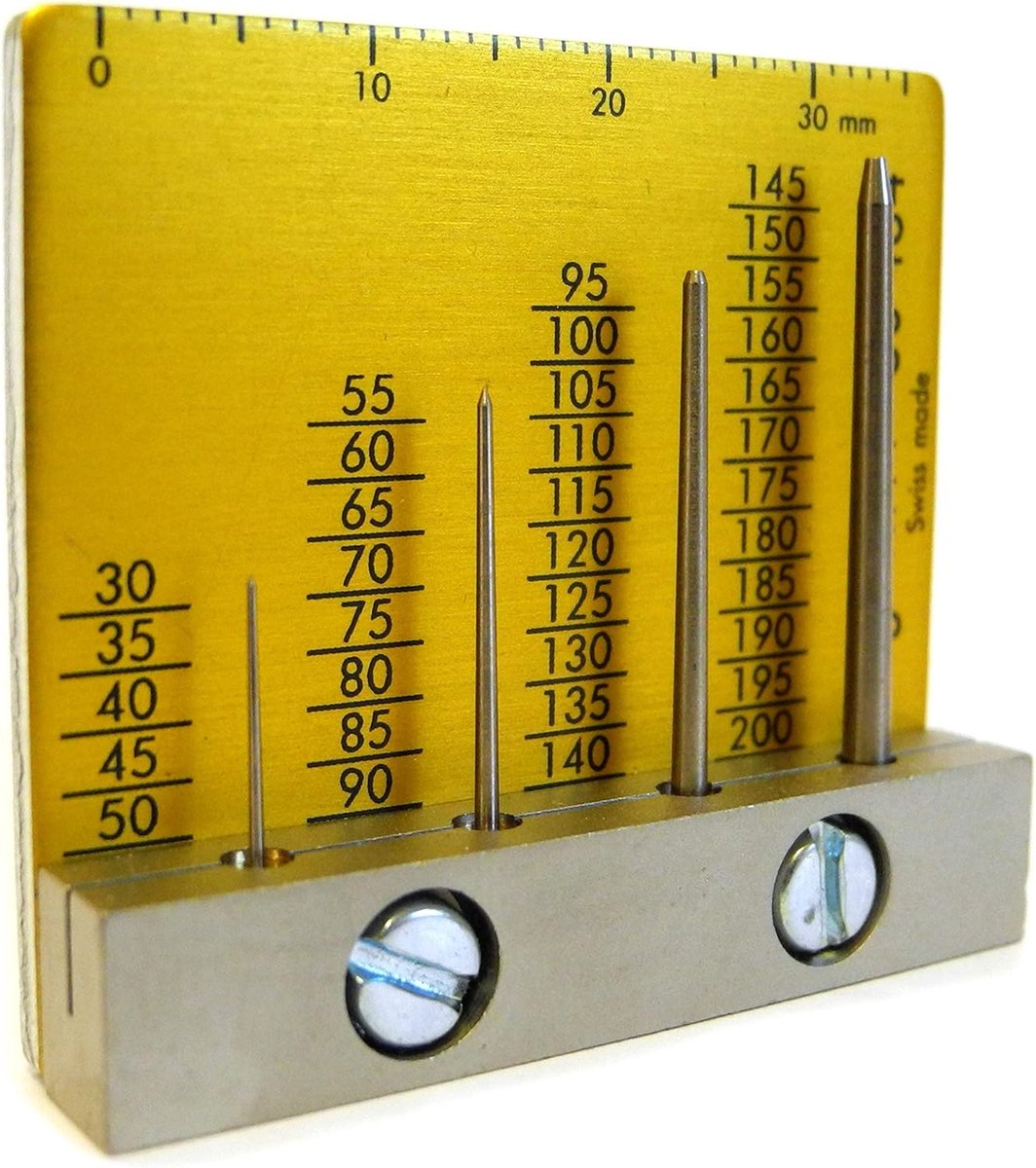 Precisie Horloge Hand Meetinstrument voor Gatbepaling Horlogemaker Gereedschap