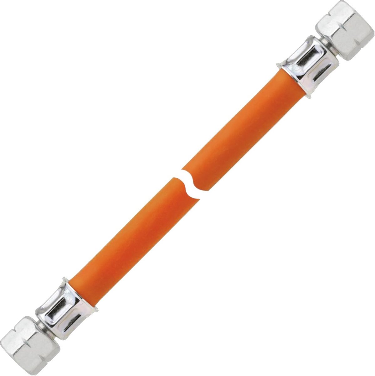 Gasslang 40 cm met 1/4 inch aansluiting voor gasapparaten