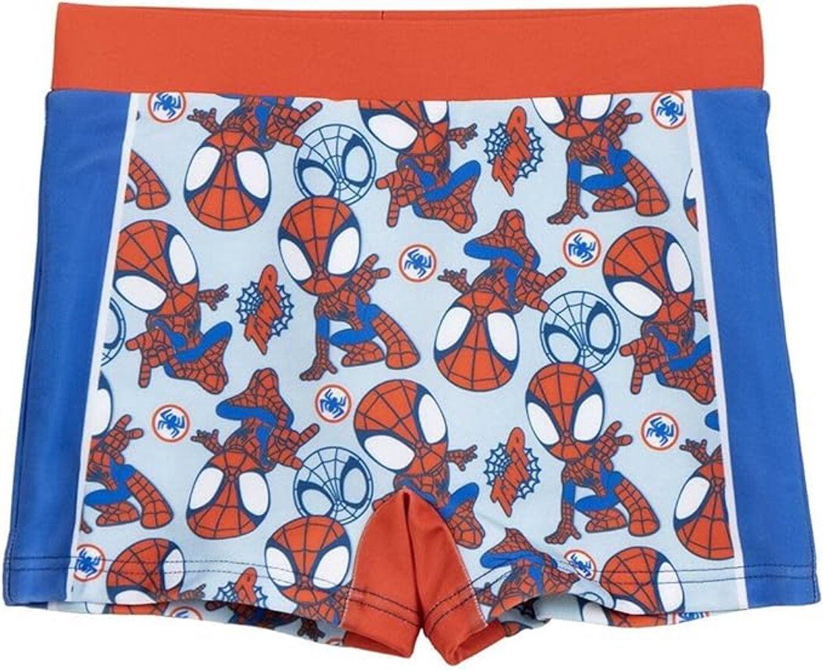 Spidey Zwembroek - Maat 110 - Marvel Spiderman - Zwemboxershort - Blauw