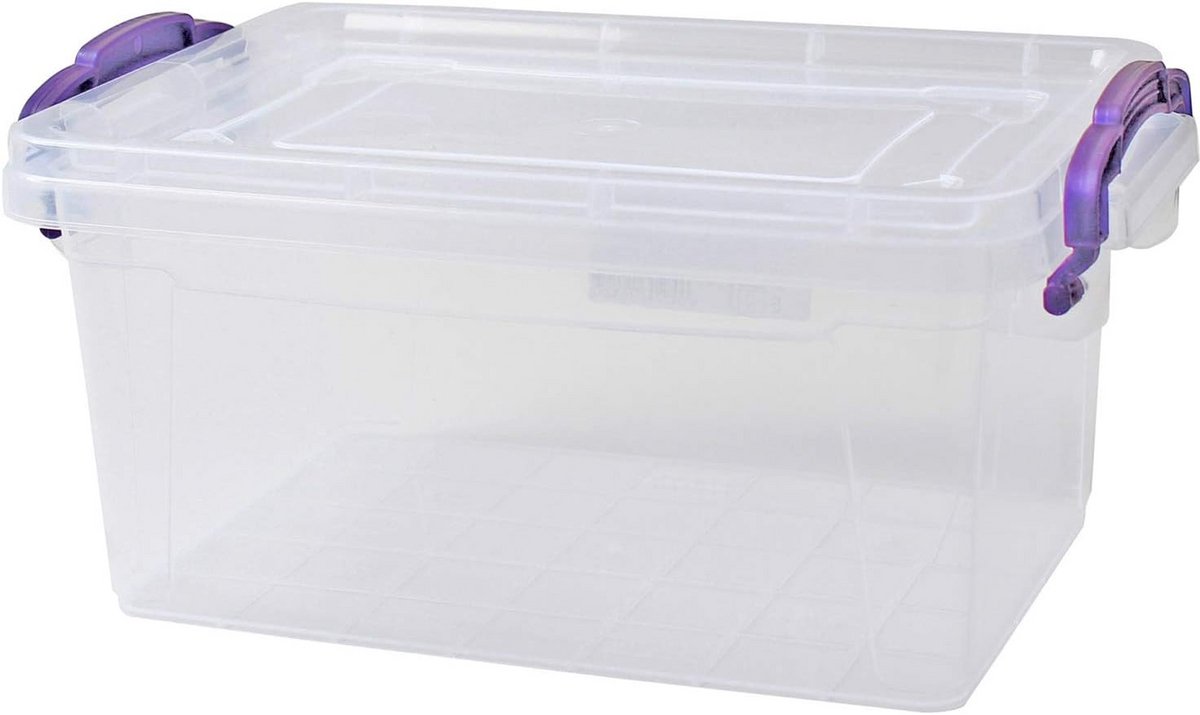 Opbergdoos 3 liter met deksel - Stapelbare opbergbox voor veelzijdig gebruik
