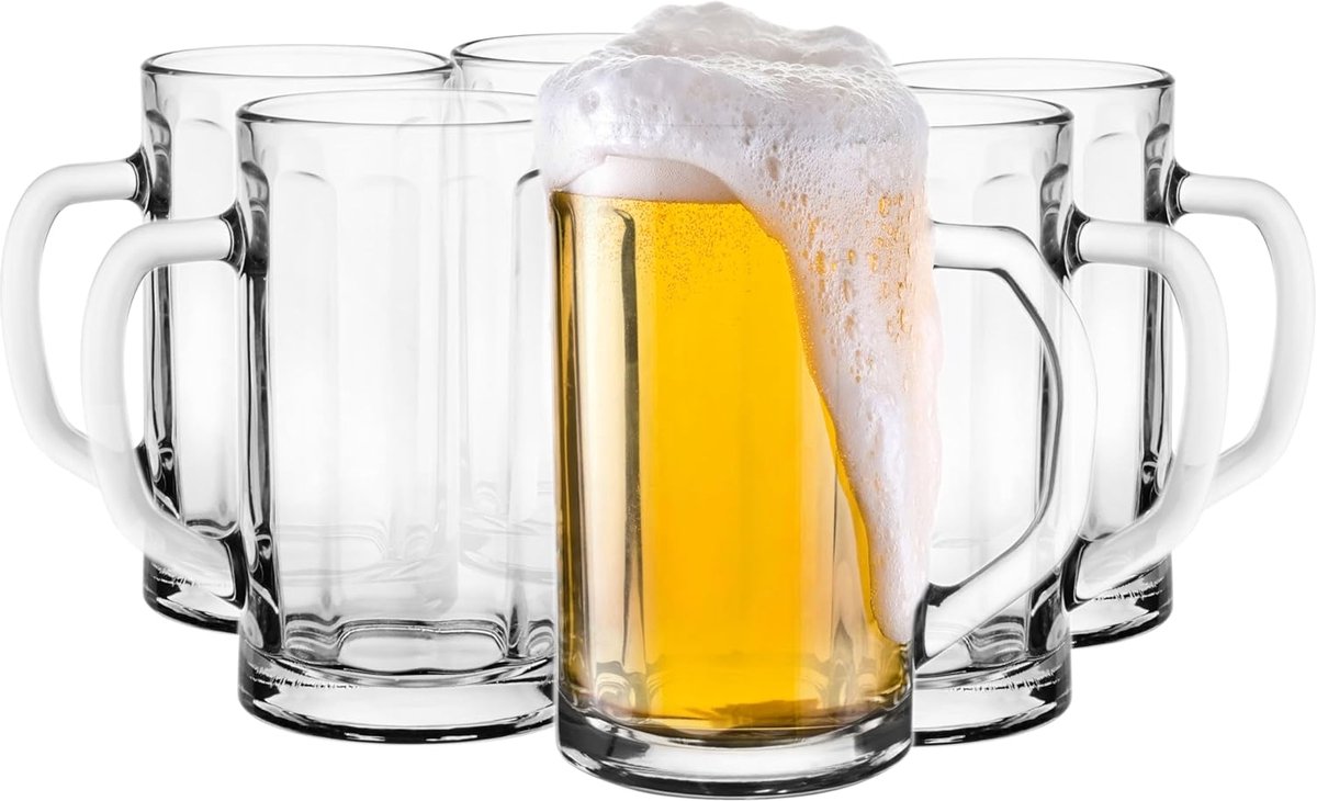 Set van 6 Bierglazen 300 ml - Geschikt voor Vaatwasser - Britste Pint