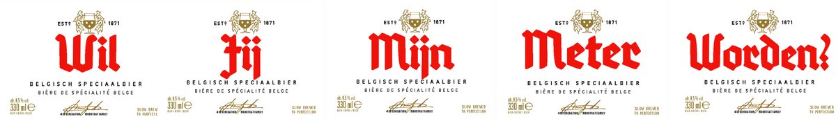 Duvel Bier etiketten ‘Wil Jij Mijn Meter Worden?’ (5 stuks) - Meter Cadeau - Waterafstotende Vinyl bier stickers