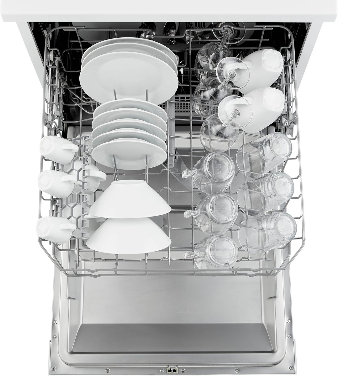 Tomado TDW6001W - Vrijstaande vaatwasser - 12 couverts - Energielabel D - 47 dB - Bestekmandje - Wit thumbnail 6
