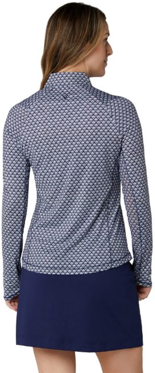 Callaway Premium Scarf Geo Dames Midlayer Navy Wit van Callaway — afbeelding 5