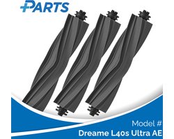 Dreame L40s Ultra AE Borstels (3 Stuks, Plus.Parts® alternatief voor RMSRB0)