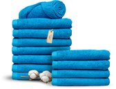 Miss Towels - Serviette d'hôtel - Turquoise - 70x140 - 8+4 Bundle