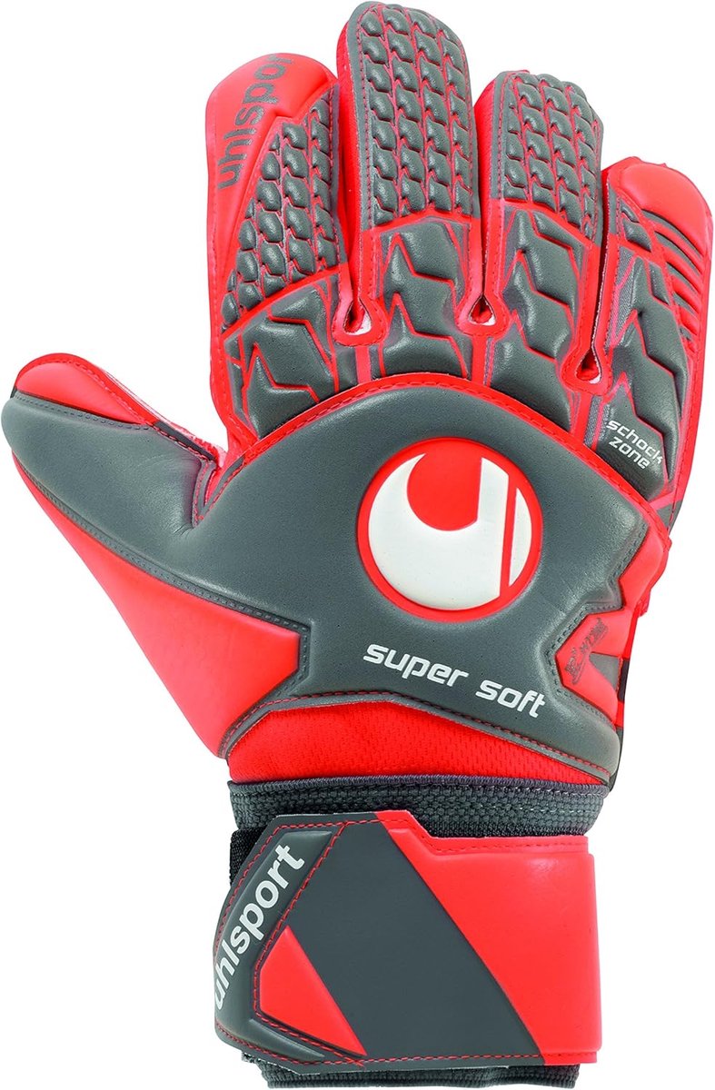 Keepershandschoen Voetbal voor Heren - Zachte Latex Handpalm – AERORED SOFT SF