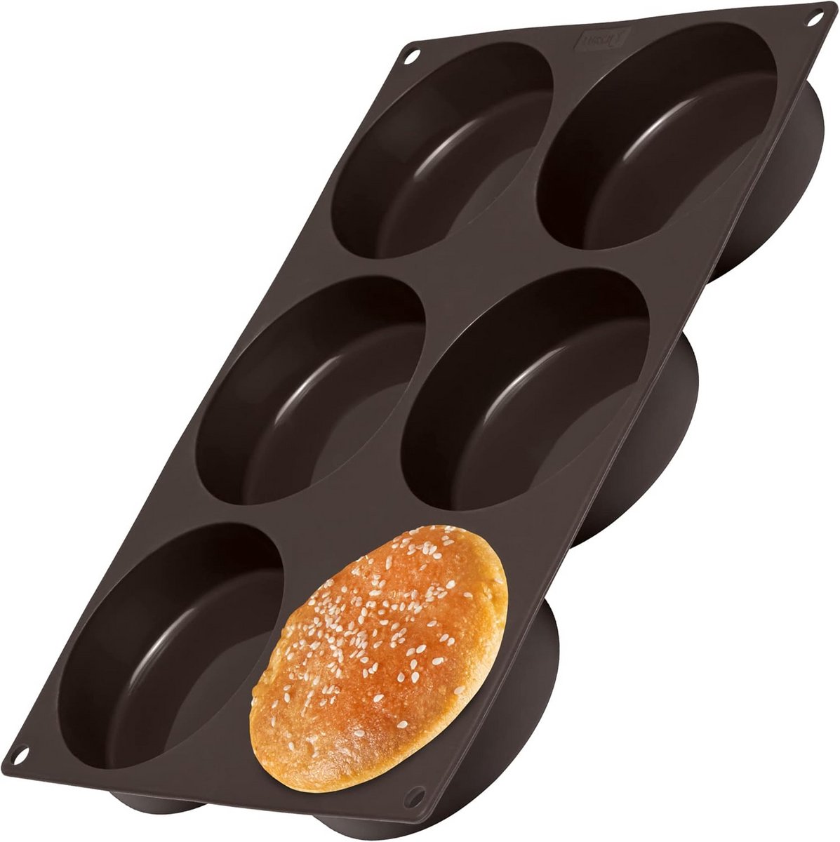Siliconen Bakvorm voor Hamburgerbroodjes - Perfecte Resultaten