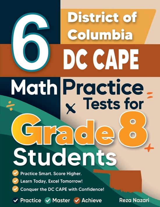 6 District of Columbia DC CAPE Math Practice Tests for Grade ... - cover