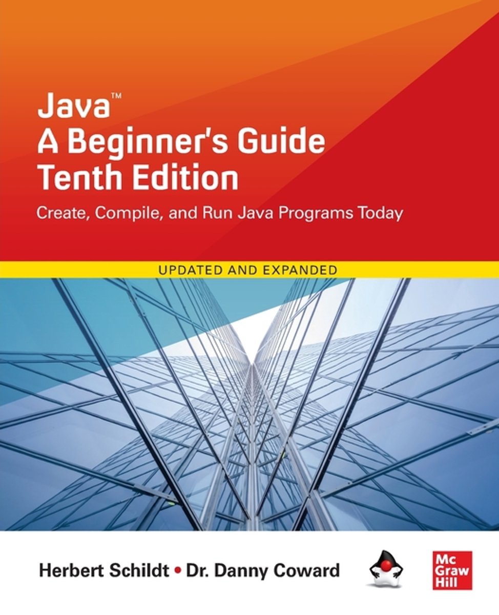 Omslag van Java: A Beginner's Guide, Tenth Edition