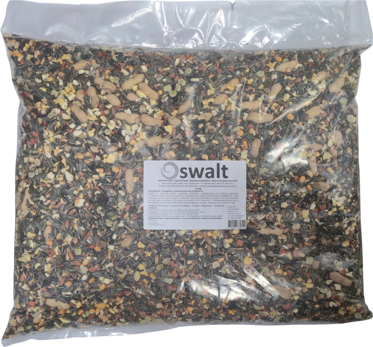 Oswalt Eekhoornvoer - Mix - 12,5KG