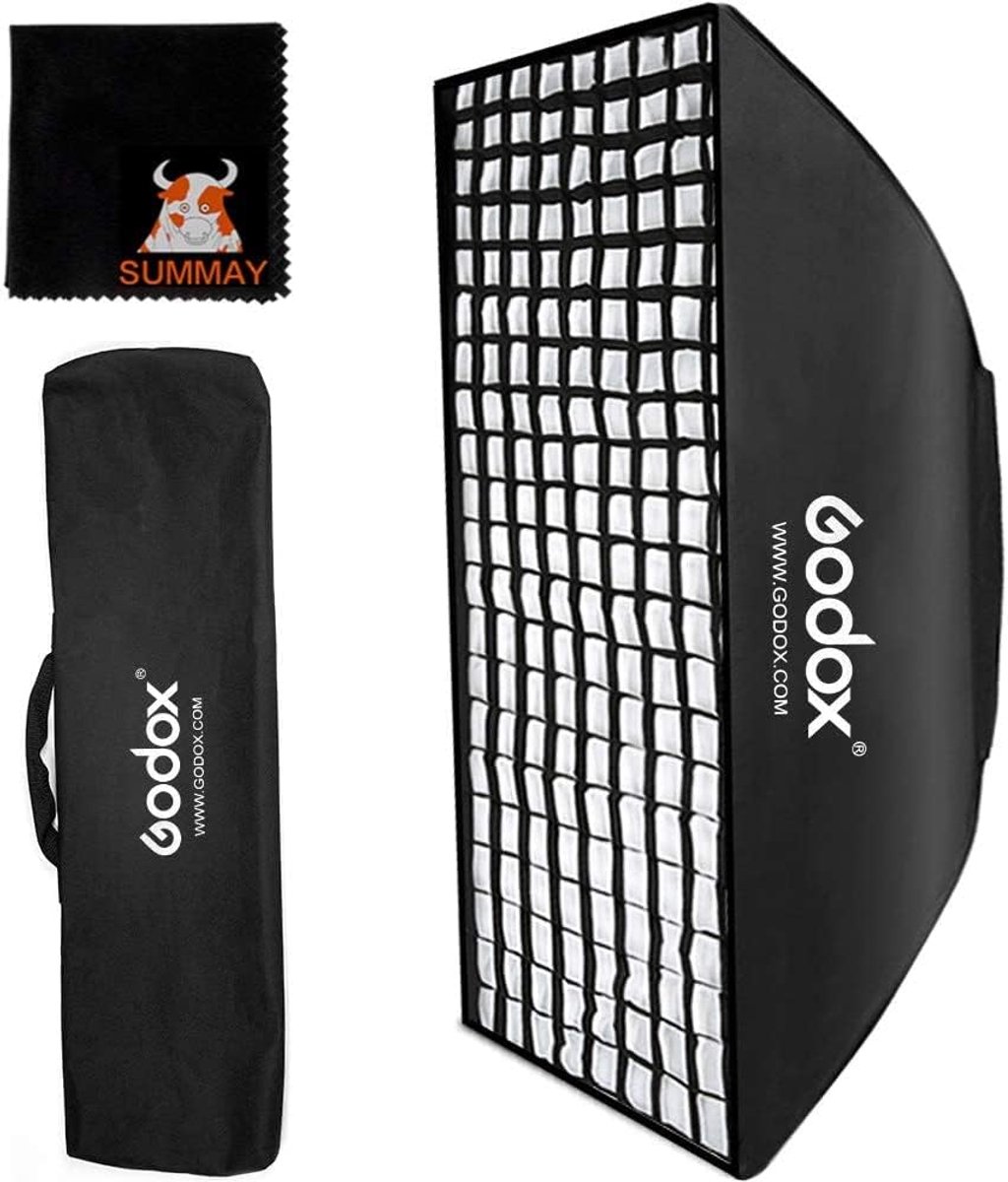 Softbox 60x90 cm met Grid - Unisex Modellering Licht