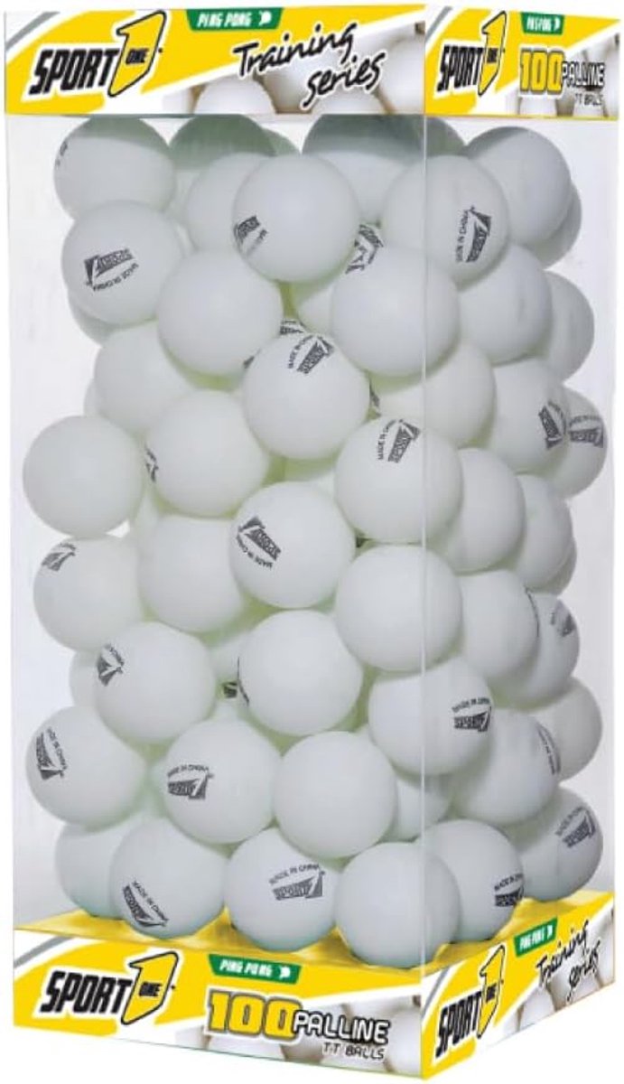Display Trainingsballen Mm 38 - 100 Stuks, MeerKleurig - Voor Ping-Pong Spel