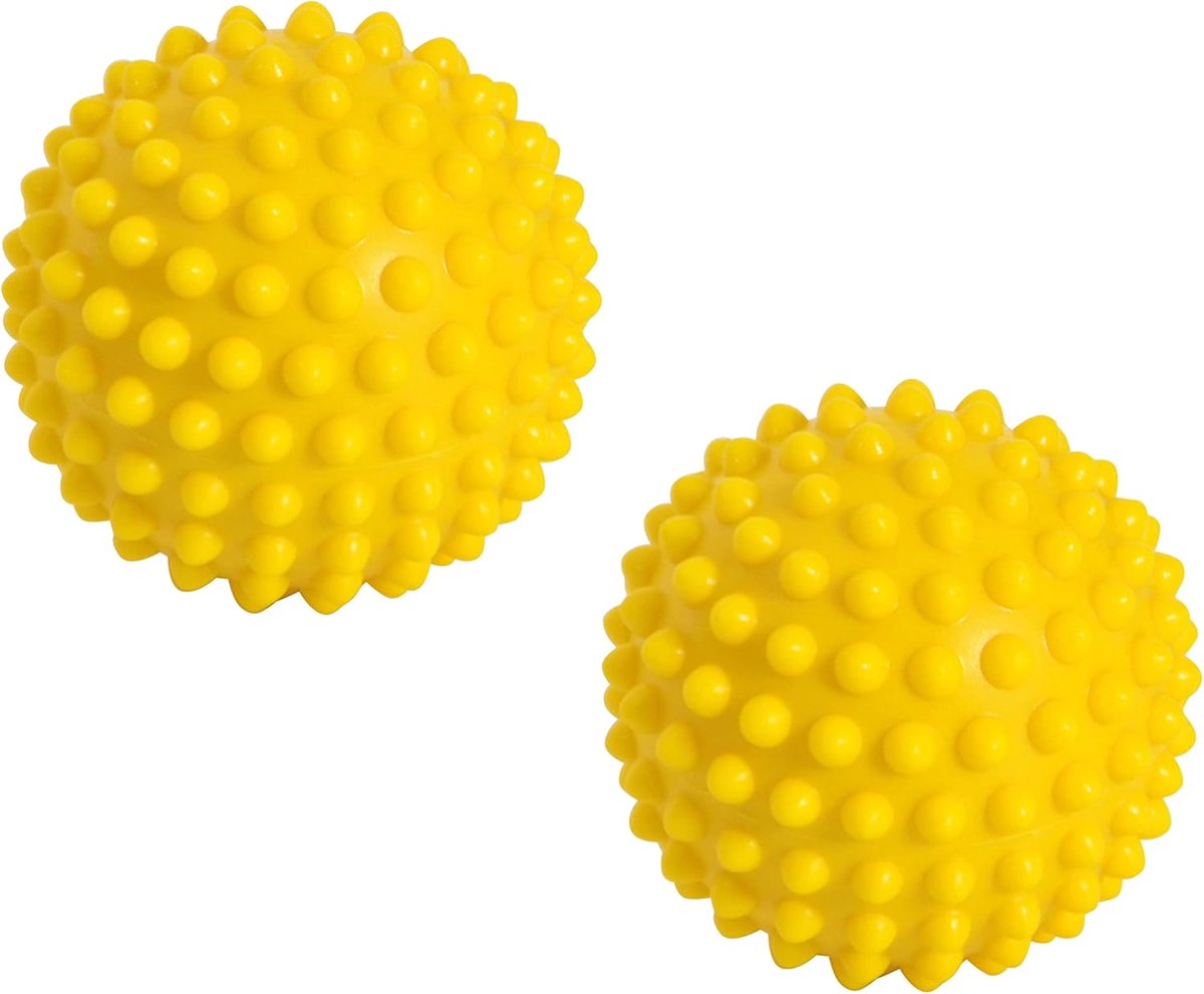 Geel 10 cm Massagebal voor Reflexologie en Ontspanning