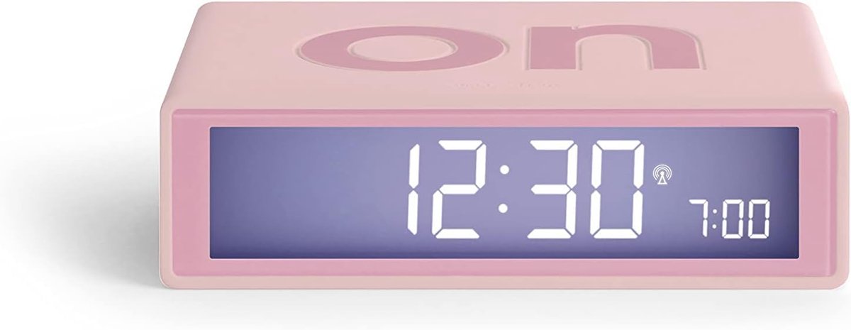 Omkeerbare Ochtendwekker met Snoozefunctie en Aanraaklicht - Roze