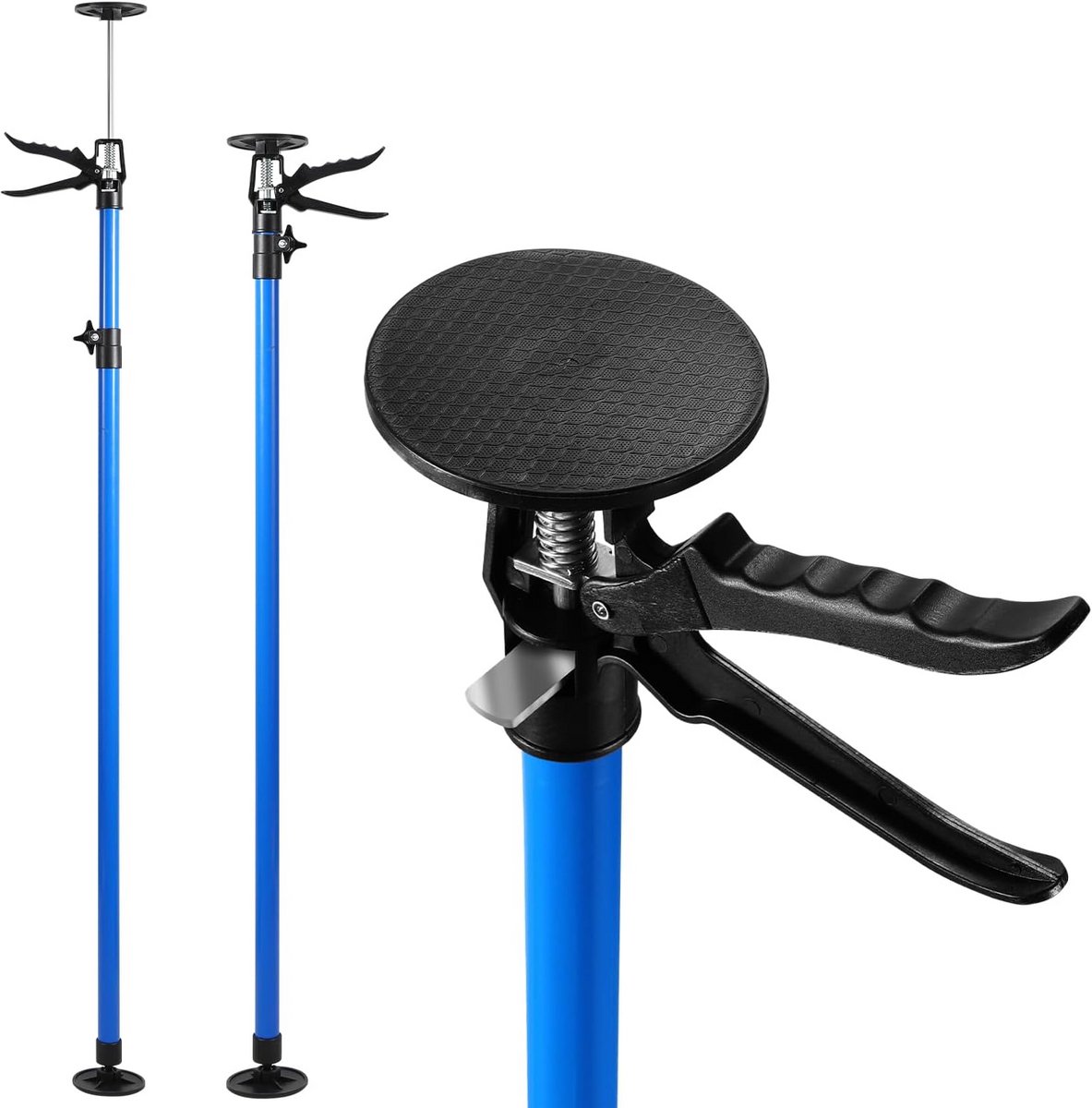 Verstelbare Plafondsteun Set van 2 - Telescopische Montagesteunen voor Werkplaats en Atelier
