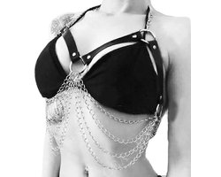 Erotische ketting harnas - Festival - Topje