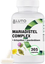 Complexe de pissenlit artichaut chardon-Marie - 365 gélules (approvisionnement 6 mois) - dosage élevé avec 80% de silymarine et 2,5% de cynarine - testé en laboratoire - végétalien | Vit4ever