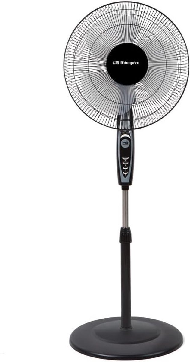 Stil Staande Ventilator 40 cm Bladen, 50W, Verstelbare Hoogte, 3 Snelheden
