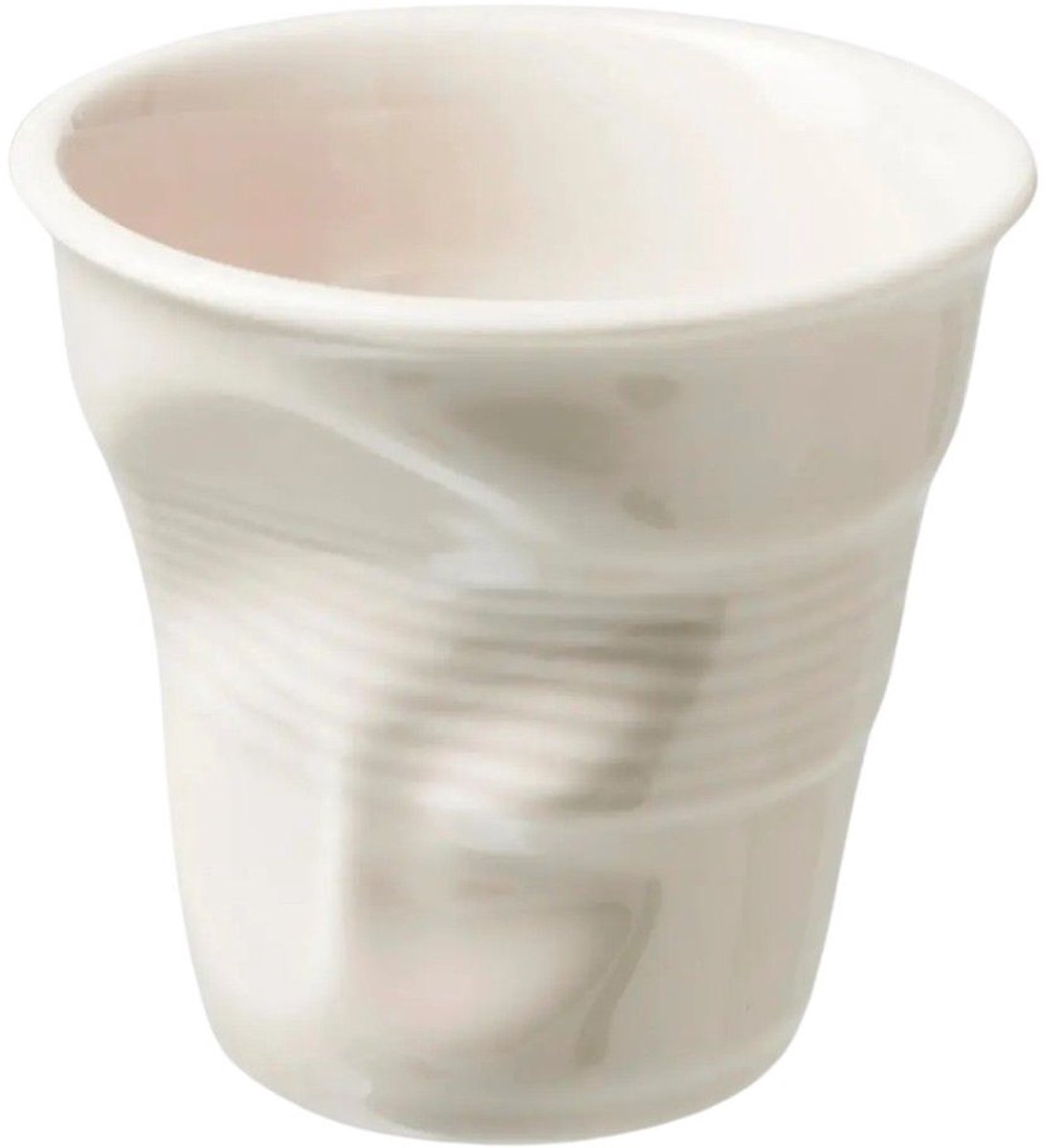 Revol Froisses Cappuccino Kreukbeker - 180 ml - Grey Pebble