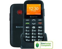 Denver Senioren Mobiele Telefoon 4G - Grote Toetsen - SOS knop - Smartphonevrij opgroeien - Oplaadstation - GSM - Bluetooth - FM Radio - Volledig NL en FR - Model 2026 - BAS18800L