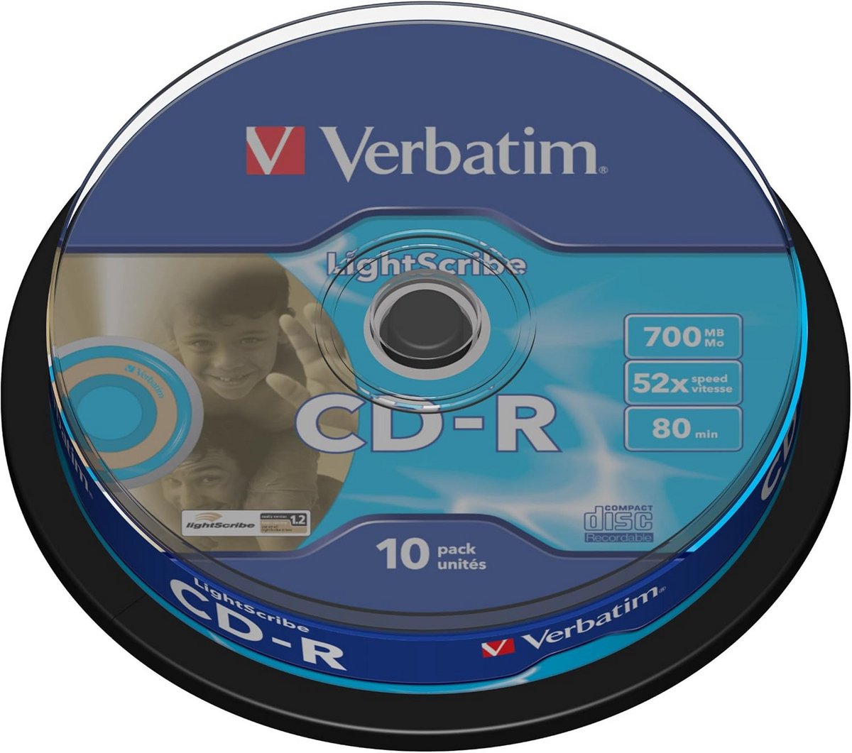 CD-R Navulverpakking met Hoge Opnamesnelheid en Krastbescherming (10 Stuks)