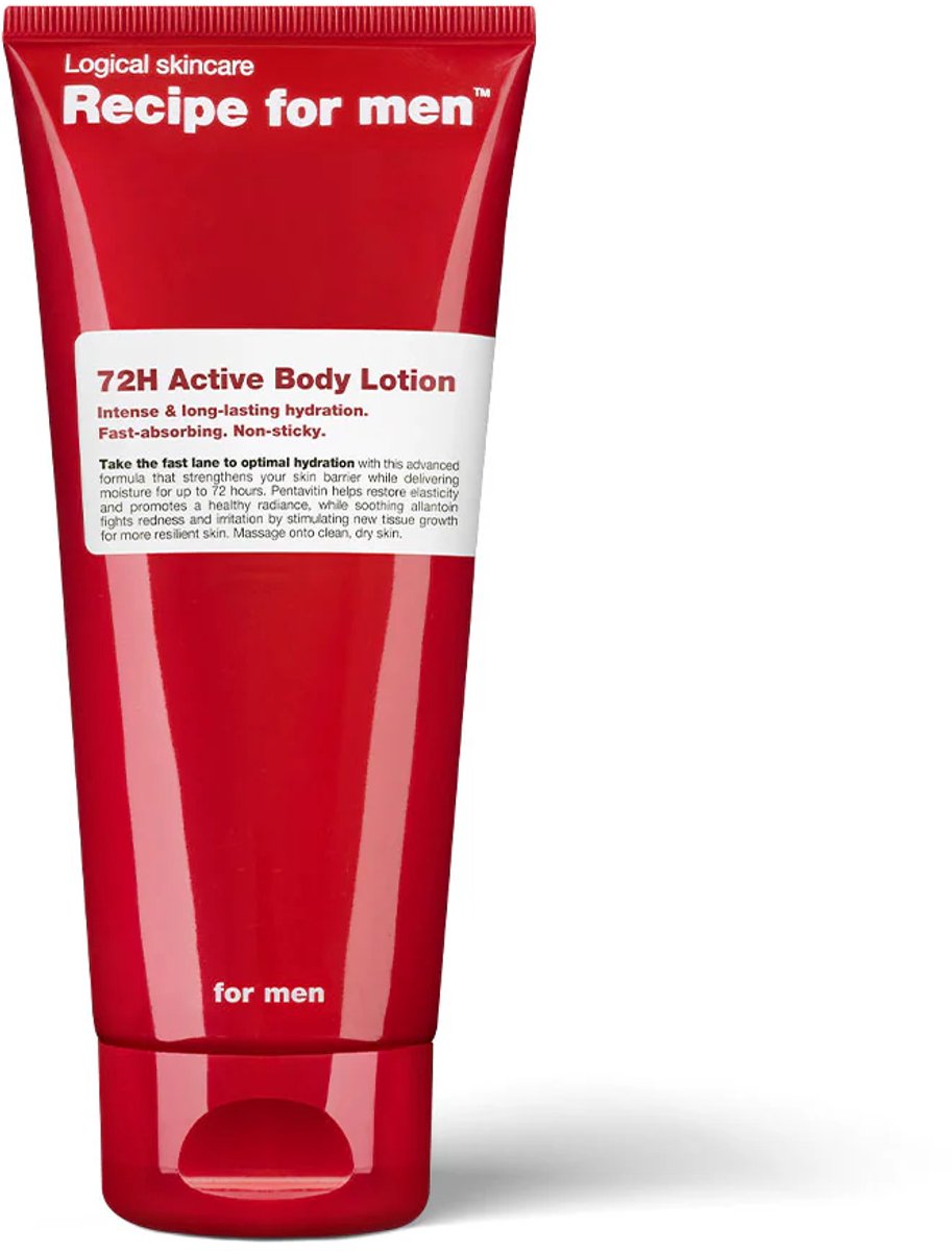 Recipe For Men - Hydraterende Bodylotion - 72H Active Body Lotion, 200 ml