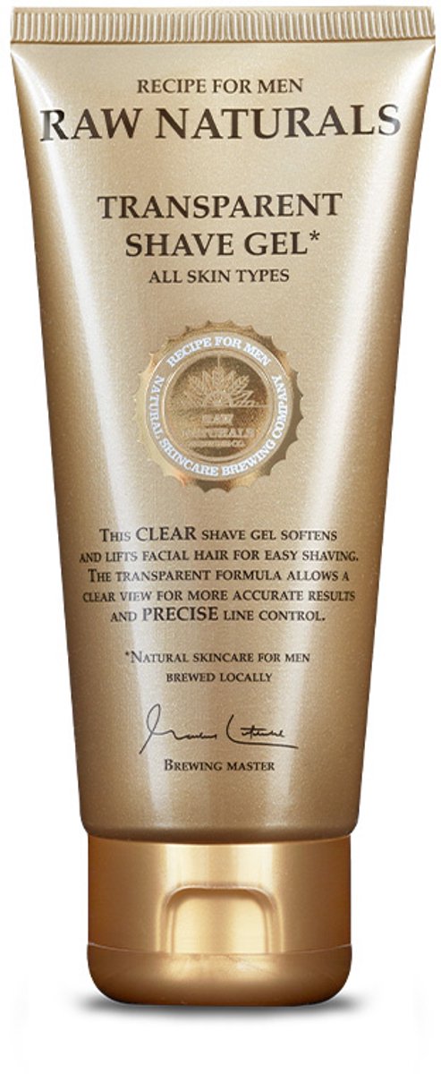 Raw Naturals - Transparent Shave Gel 100ml