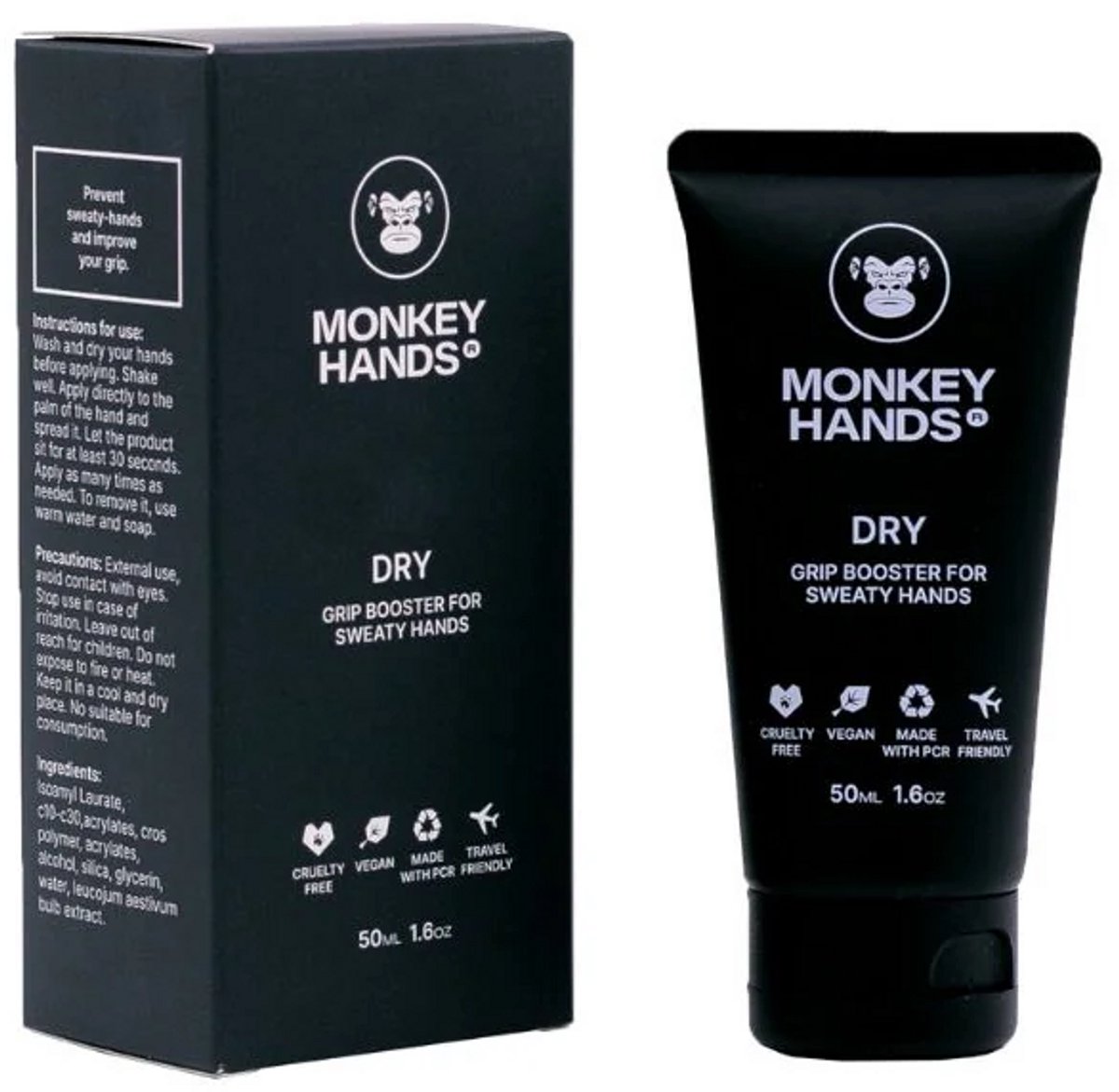 Monkey Hands - Dry Grip Booster for sweaty hands - 50 ml