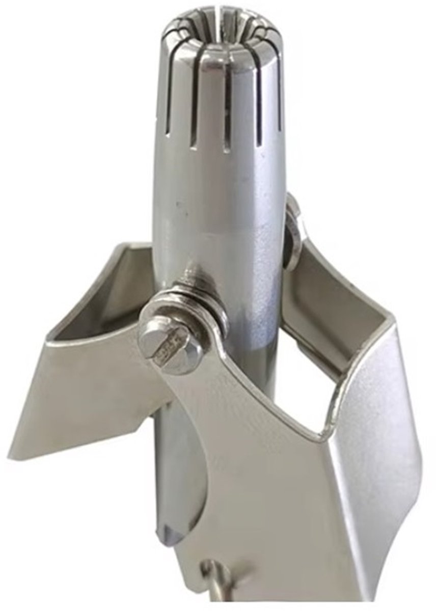Neushaartrimmer voor Mannen en Vrouwen – Compacte Neustrimmer – Roestvrij Staal - Handmatig - Incl. Reinigingsborsteltje