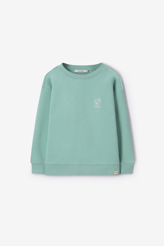 Groene Sweater Met Artwork