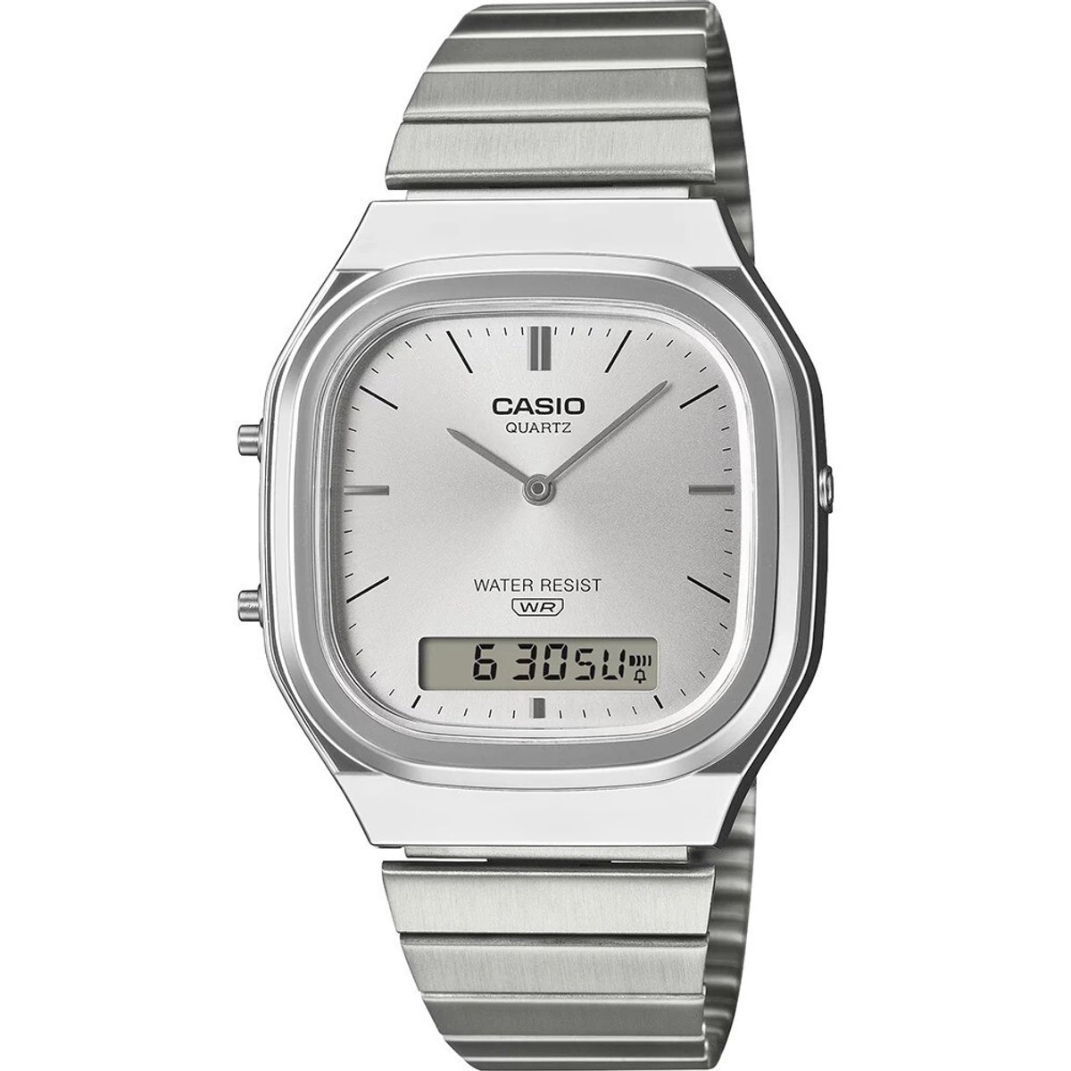 Casio Casio Collection Vintage AQ-240E-7AEF Horloge - Staal - Wit - Ø 35 mm