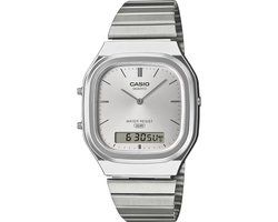 Casio Casio Collection Vintage AQ-240E-7AEF Horloge - Staal - Wit - Ø 35 mm